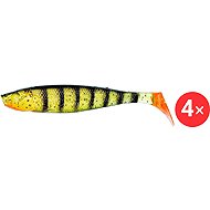 Gunki Bumpy 7,6 cm, 3,9 g, Ghost Stripe Perch, 4 pcs - Rubber Bait