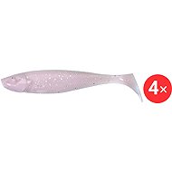 Gunki Bumpy 7,6 cm, 3,9 g, Smoke White, 4 pcs - Rubber Bait