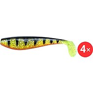 FOX Rage Rubber lure Zander Pro Shad 10 cm UV Perch, 4 pcs - Rubber Bait