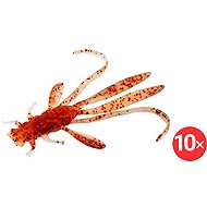 Delphin Nymph Manya UVs, 10,5 cm, DeadSnow, 2 × 5 pcs - Rubber Bait