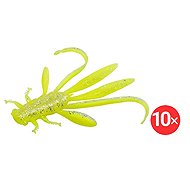 Delphin Nymph Manya UVs, 10,5 cm, Neon, 2 × 5 pcs - Rubber Bait