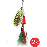 Effzett Standard Spinner, 2 × 4 g Size 2 Fire Shark - Spinner
