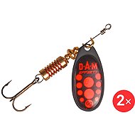 Effzett Standard Spinner, 2 × 4 g Size 2 Black Red - Spinner