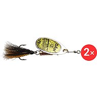 Effzett Standard Spinner Dressed, 2 × 3 g Size 1 Reflex Gold - Spinner