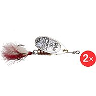 Effzett Standard Spinner Dressed, 2 × 4 g Size 2 Reflex Sliver - Spinner