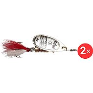 Effzett Standard Spinner Dressed, 2 × 6 g Size 3 Sliver - Spinner
