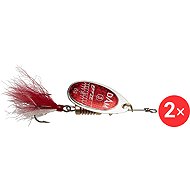 Effzett Standard Spinner Dressed, 2 × 6 g Size 3 Reflex Red - Spinner