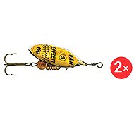Effzett Predator Spinner, 2 × 3 g Size 0 Yellow - Glitter - Spinner