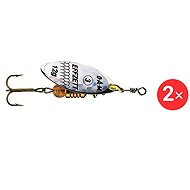 Effzett Predator Spinner, 2 × 4 g Size 1 Silver - Glitter - Spinner