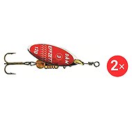 Effzett Predator Spinner, 2 × 4 g Size 1 Red - Glitter - Spinner