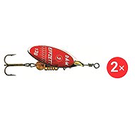 Effzett Predator Spinner, 2 × 7 g Size 2 Red - Glitter - Spinner