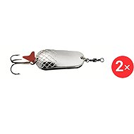 Effzett Twin Spoon 4,5 cm, 2 × 16 g Silver / Silver - Spinner