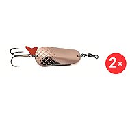 Effzett Twin Spoon 4,5 cm, 2 × 16 g Copper / Copper - Spinner