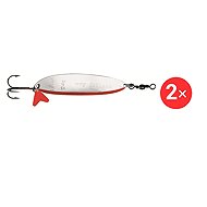 Effzett Slim Standard Spoon 6,5 cm, 2 × 16 g Silver - Spinner