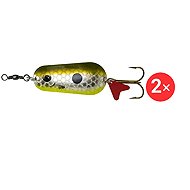 Effzett Standard Spoon 6,5 cm, 2 × 30 g Olive / Silver UV - Spinner