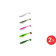 Delphin Zandera UVs 10 cm 2 × 5 pcs - Rubber Bait