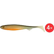 FOX Rage Slick Shad 9 cm UV Hot Olive 4 pcs - Rubber Bait