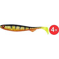 FOX Rage Slick Shad 9 cm UV Perch 4 pcs - Rubber Bait