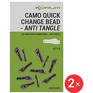 KORUM Camo Quick Change Bead Anti Tangle 2 × 8 pcs - Bead (Charm)