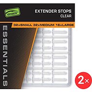 FOX Stoper Edges Essentials Extender Stops Clear 2 pcs - Stopper (Fishing)