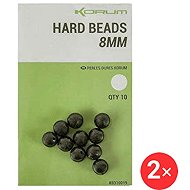KORUM Hard Beads 8 mm, 2 × 10 pcs - Bead (Charm)