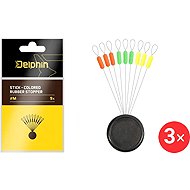 Delphin Stoper Stick coloured rubber stopper M, 3 pcs - Stopper (Fishing)