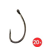 Zfish Teflon Hooks Curved Shank Barbless Size 4 2 × 10 pcs - Fish Hook