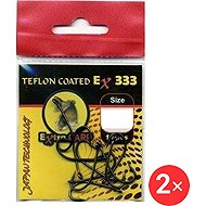 Extra Carp Teflon Hooks EX 333 Size 8 2 × 10 pcs - Fish Hook