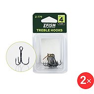 Zfish Treble Hooks Z-779 Size 2 2 × 6 pcs - Triple-Hook