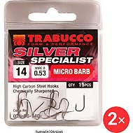 Trabucco Silver Specialist Size 16 2 × 15 pcs - Fish Hook