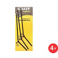 Graff Passage curved 4 × 15 cm 3 pcs Black - passage