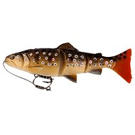 Savage Gear 3D Line Thru Trout Dark Brown Trout 15 cm - Bait