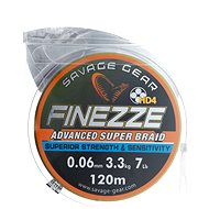 Savage Gear Finezza HD4 Braid 120 m 0.06 mm 7lbs 3.3 kg Grey - Line