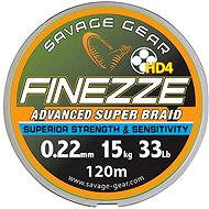 Savage Gear Finezza HD4 Braid 10lbs 120 m 0.08 mm 4.5 kg Grey - Line