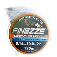 Savage Gear Finezza HD4 Braid 120 m 0.16 mm 22lbs 10 kg Grey - Line