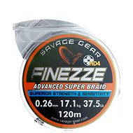Savage Gear Finezza HD4 Braid 120 m 0.26 mm 17.1 kg 37.5lbs Grey - Line