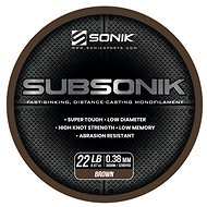 Sonik Subsonik Brown 0,38mm 22lb 3000m - Fishing Line