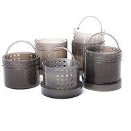 RidgeMonkey Modular Hookbait Pots Black 4pcs - Fishing Box