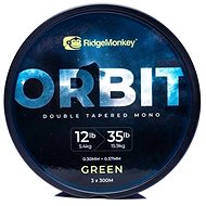 RidgeMonkey RM-Tec Orbit Double Tapered Mono, 0.30-0.57mm, 12-35lb, 3x300m, Green - Fishing Line