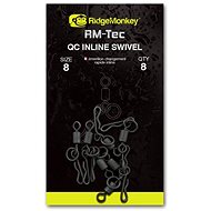 RidgeMonkey RM-Tec Quick Change Inline Swivel Size 8 8pcs - Swivel