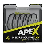 RidgeMonkey Ape-X Medium Curve 2XX Barbed Size 4 10pcs - Fish Hook