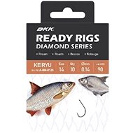 BKK Ready Rig Diamond Keiryu BN Size 4 0,2mm 70cm 10pcs - Rig