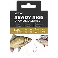 BKK Ready Rig Diamond Sode RD Size 12 0,12mm 70cm 10pcs - Rig