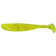 Keitech Easy Shiner, 3", 7.6cm, 2.2g, Chartreuse Red Flake, 10pcs - Rubber Bait