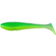 Keitech Swing Impact FAT, 3.8", 9.6cm, 8.5g, Lime Chartreuse Glow, 6pcs - Rubber Bait