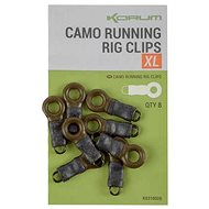 Korum Camo Running Rig Clips Small 8 pcs - Coupler