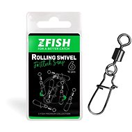 Zfish Rolling Swivel & Fastlock Snap, size 10, 10 pcs - Swivel