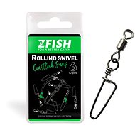 Zfish Rolling Swivel & Coastlock Snap, size 16, 10 pcs - Swivel