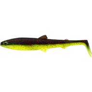 Westin BullTeez Shadtail 9,5 cm, 7 g, Black/Chartreuse 2 pcs - Rubber Bait