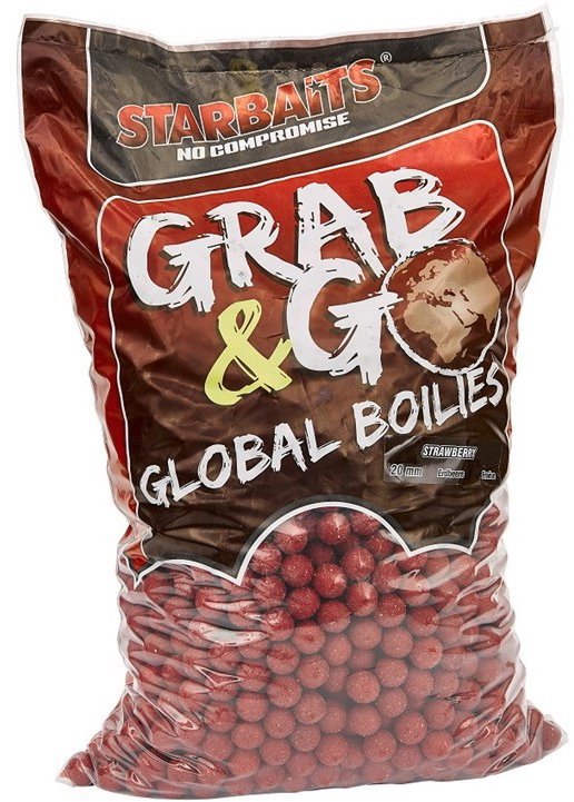 Starbaits Global Strawberry Jam 5 kg 20 mm - Boilies